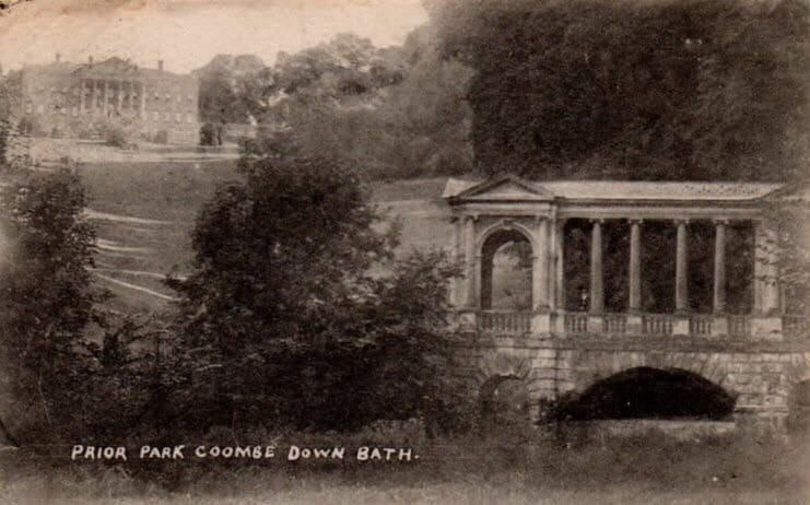 Prior Park from Palladian Bridge, c 1915