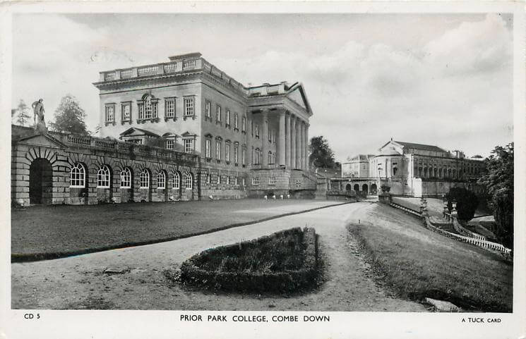 Prior Park college 1950s (With thanks to Tuck DB postcards https://tuckdb.org/)