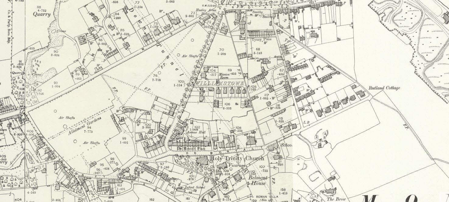 central combe down somerset revised 1902 published 1904