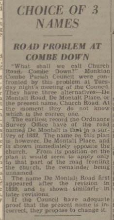 Is it Church Road - Bath Chronicle and Weekly Gazette - Saturday 28 May 1949