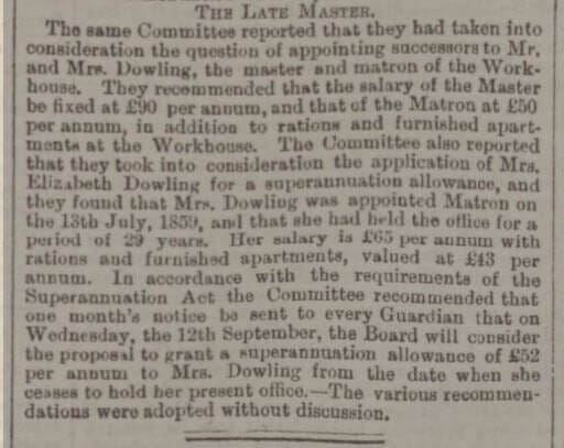 Mrs Dowling and Bath Board of Guardians - Bath Chronicle and Weekly Gazette - Thursday 2 August 1888