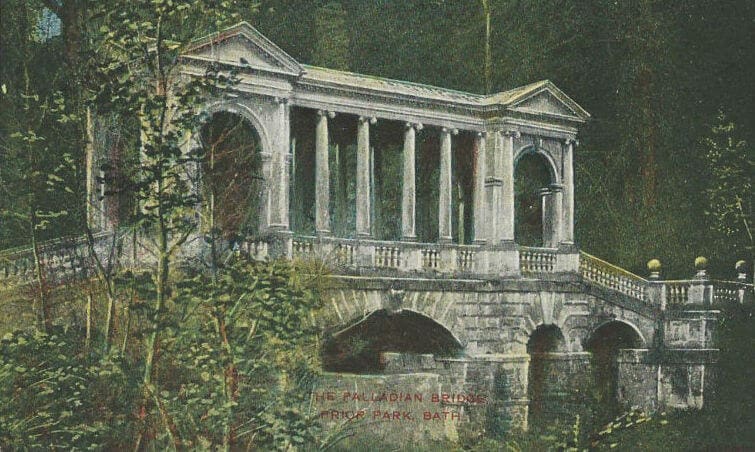 Palladian Bridge, Prior Park, probably 1930s
