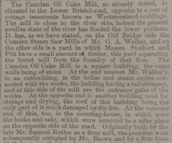 Samuel Rutter and Camden Mill - Bath Chronicle and Weekly Gazette - Thursday 9 January 1879