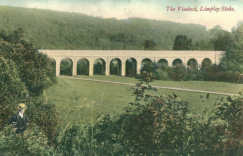 The Viaduct at Limpley Stoke about 1907