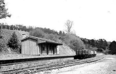 Monkton Combe station in the 1960s