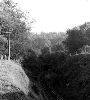 The Combe Down tunnel cutting