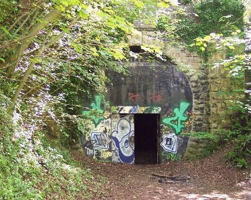 Combe Down tunnel before two tunnels