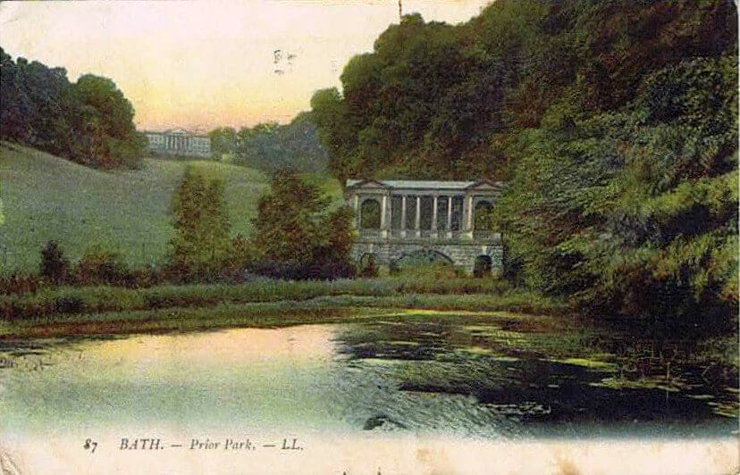 Prior Park and bridge early 1900s