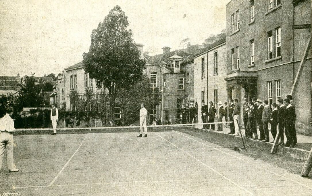 Tennis at Monkton Combe school, 1920s