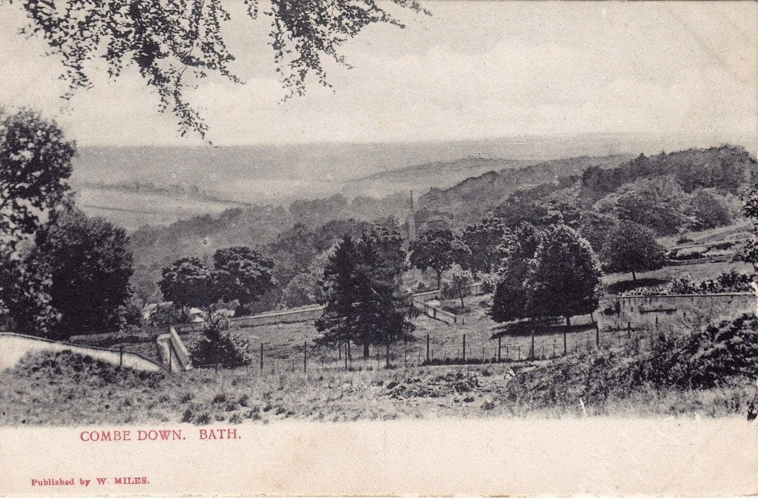 Looking South from Combe Down, early 1900s