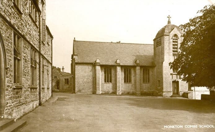 Postcard of Monkton Combe School The Chapel
