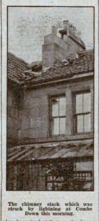 chimney-stack-at-17-18-williamstowe-struck-by-lightning-in-storm-bath-chronicle-and-weekly-gazette-saturday-26-august-1939