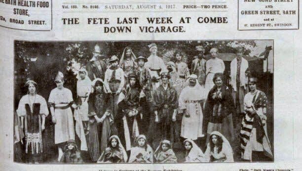 fete-at-combe-down-vicarage-bath-chronicle-and-weekly-gazette-saturday-4-august-1917