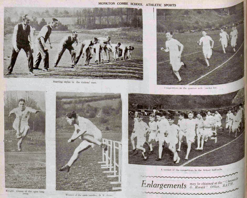 monkton-combe-school-athletic-sports-bath-chronicle-and-weekly-gazette-saturday-8-april-1933