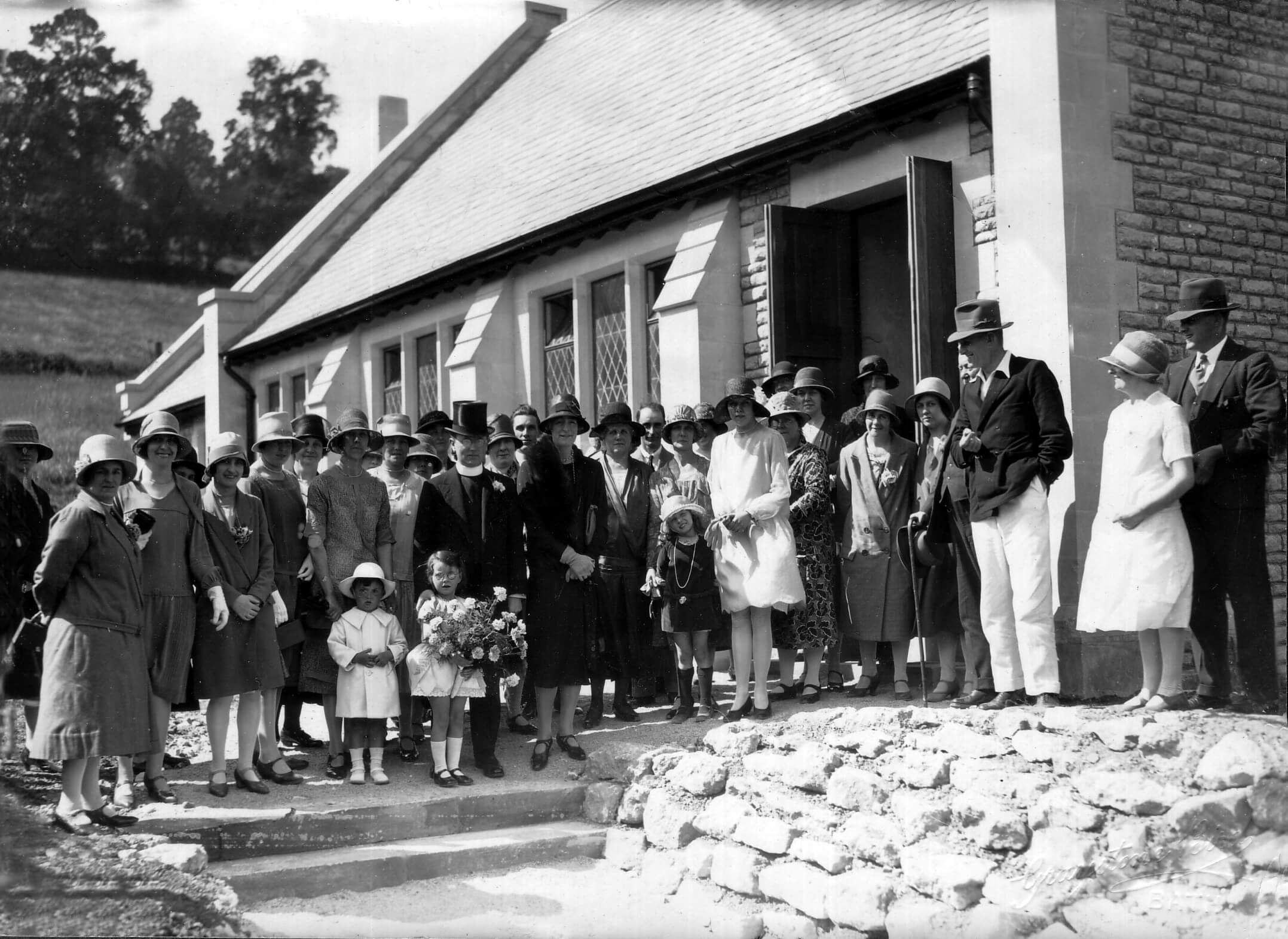 monkton-combe-village-hall-official-opening-in-1928