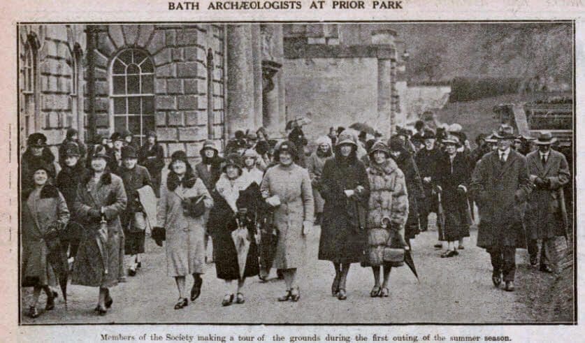 bath-archeologists-at-prior-park-bath-chronicle-and-weekly-gazette-saturday-25-april-1931