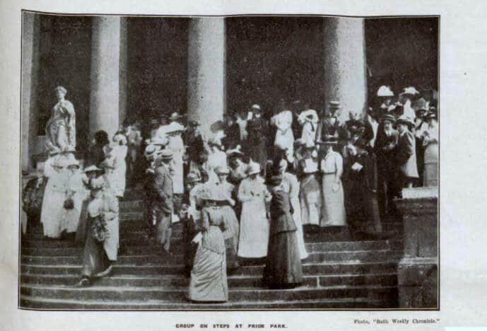 canadian-teachers-visit-prior-park-bath-chronicle-and-weekly-gazette-saturday-2-august-1913