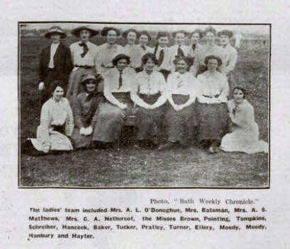 combe-down-ladies-cricketers-bath-chronicle-and-weekly-gazette-saturday-26-april-1913