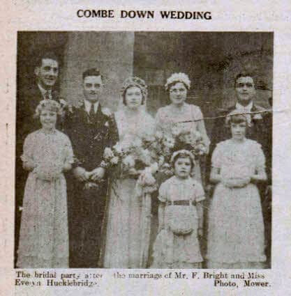 bright-hucklebridge-wedding-bath-chronicle-and-weekly-gazette-saturday-6-january-1934