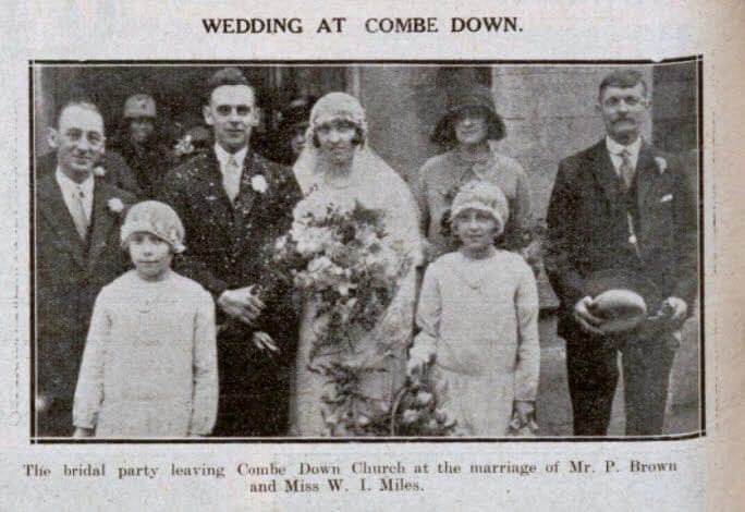 brown-miles-wedding-bath-chronicle-and-weekly-gazette-saturday-9-november-1929