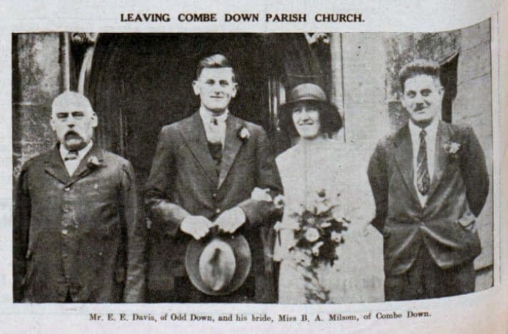 davis-milsom-wedding-bath-chronicle-and-weekly-gazette-saturday-24-october-1931