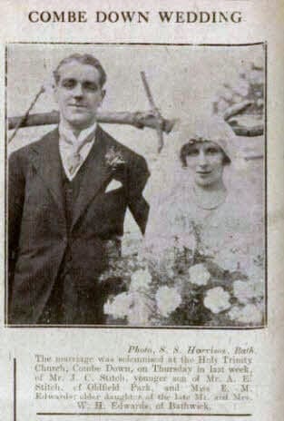 stitch-edwards-combe-down-wedding-bath-chronicle-and-weekly-gazette-saturday-4-september-1920
