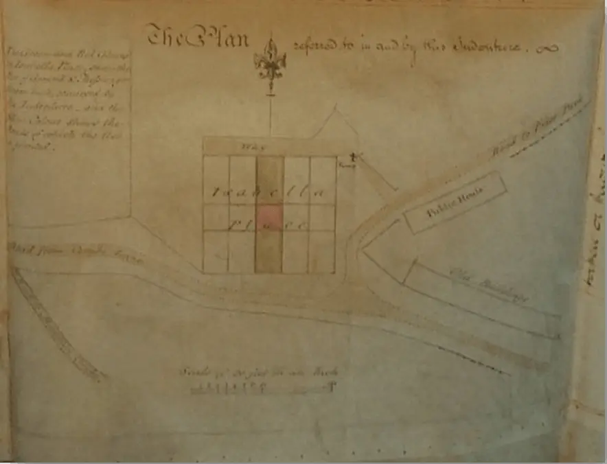 isabella place plan 12 january 1805