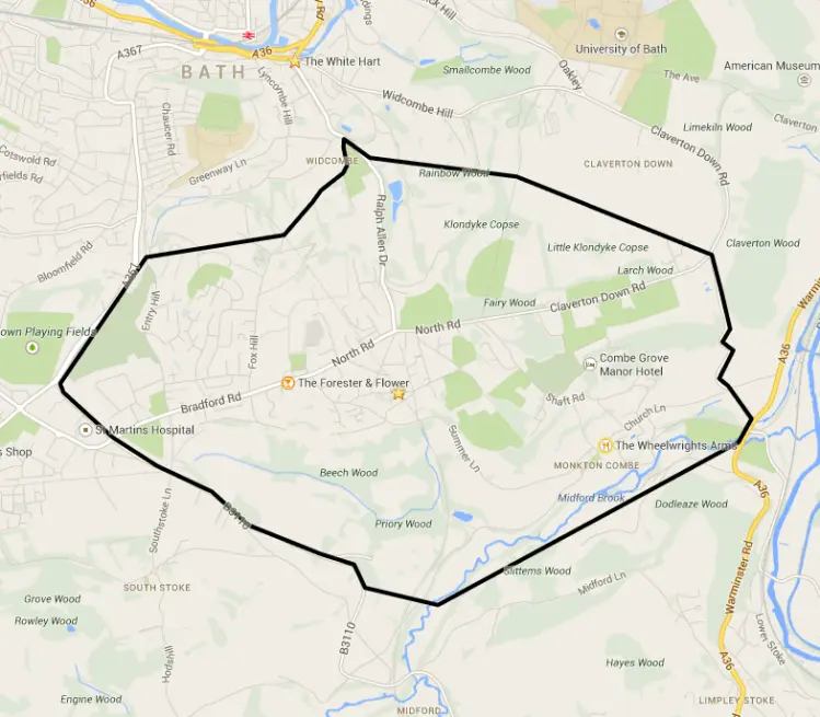 the combe down area