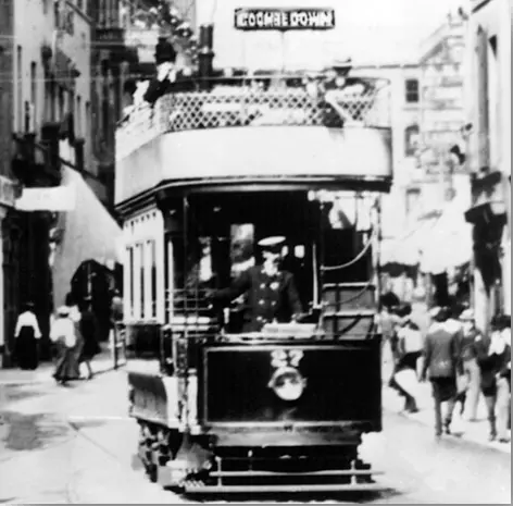 bath tram to combe down photo courtesy of the tramways and light railway society