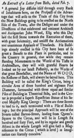 letter from bath from the derby mercury friday 15 february 1754