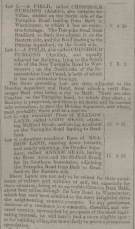 John Ovens Thomas estate sale - Bath Chronicle and Weekly Gazette - Thursday 16 April 1846 - 2
