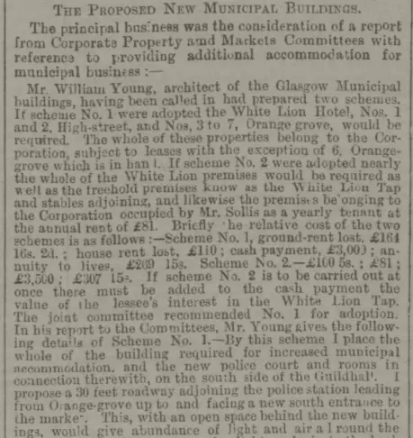 proposed new municipal buildings bath chronicle and weekly gazette thursday 6 august 1891