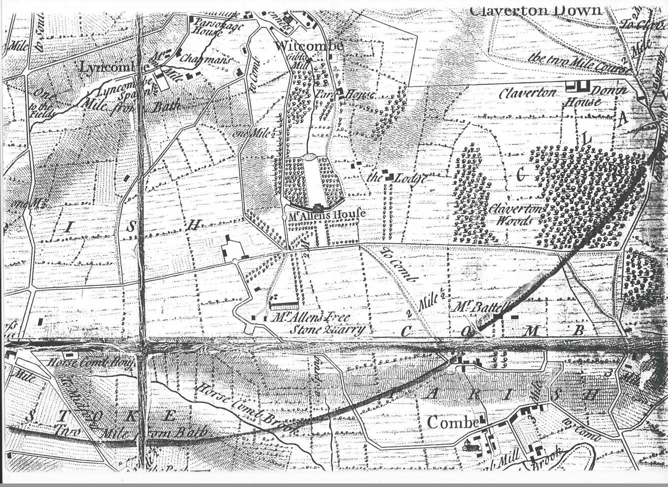 from thorpe map of 1742