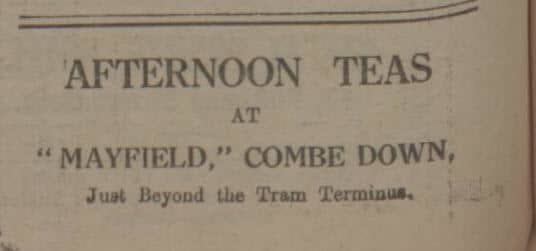 Afternoon teas at Mayfield - Bath Chronicle and Weekly Gazette - Saturday 5 November 1921 Afternoon teas at Mayfield - Bath Chronicle and Weekly Gazette - Saturday 5 November 1921