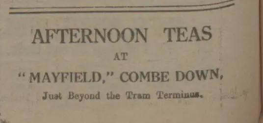 afternoon teas at mayfield bath chronicle and weekly gazette saturday 5 november 1921