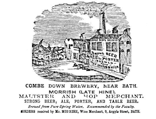 Combe Down Brewery 1876 Combe Down Brewery 1876