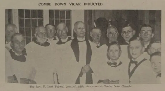 combe down vicar inducted bath chronicle and weekly gazette saturday 27 january 1934
