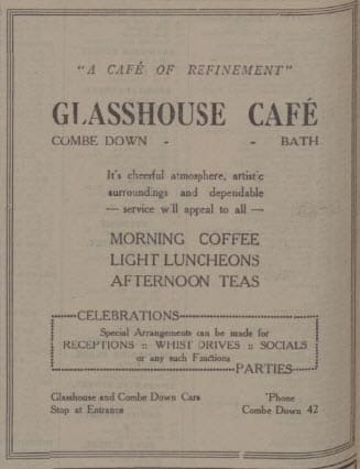 Glasshouse cafe - Bath Chronicle and Weekly Gazette - Saturday 26 October 1929