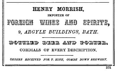 Henry Morrish, 1852