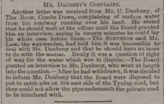 impossible daubeney bath chronicle and weekly gazette thursday 21 july 1892