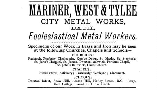 Mariner, West & Tylee, 1895