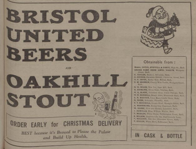 Oakhill stout - Bath Chronicle and Weekly Gazette - Saturday 15 December 1934 Oakhill stout - Bath Chronicle and Weekly Gazette - Saturday 15 December 1934