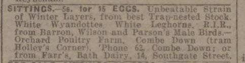 Orchard poultry farm - Bath Chronicle and Weekly Gazette - Saturday 29 March 1924 Orchard poultry farm - Bath Chronicle and Weekly Gazette - Saturday 29 March 1924