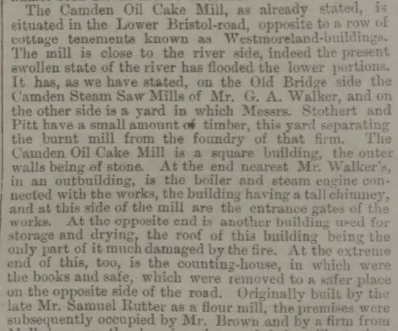 samuel rutter and camden mill bath chronicle and weekly gazette thursday 9 january 1879