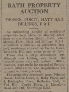 Belmont House fails to sell - Bath Chronicle and Weekly Gazette - Saturday 17 April 1937