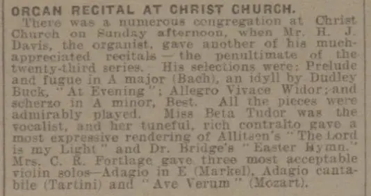 mrs c r fortlage recital bath chronicle and weekly gazette saturday 17 april 1915