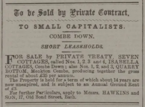 to small capitalists bath chronicle and weekly gazette thursday 15 february 1894
