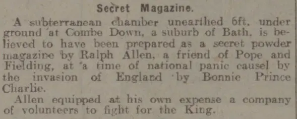 secret powder magazine nottingham evening post friday 24 april 1925