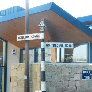 Somerset County Council signpost outside Cornerstone