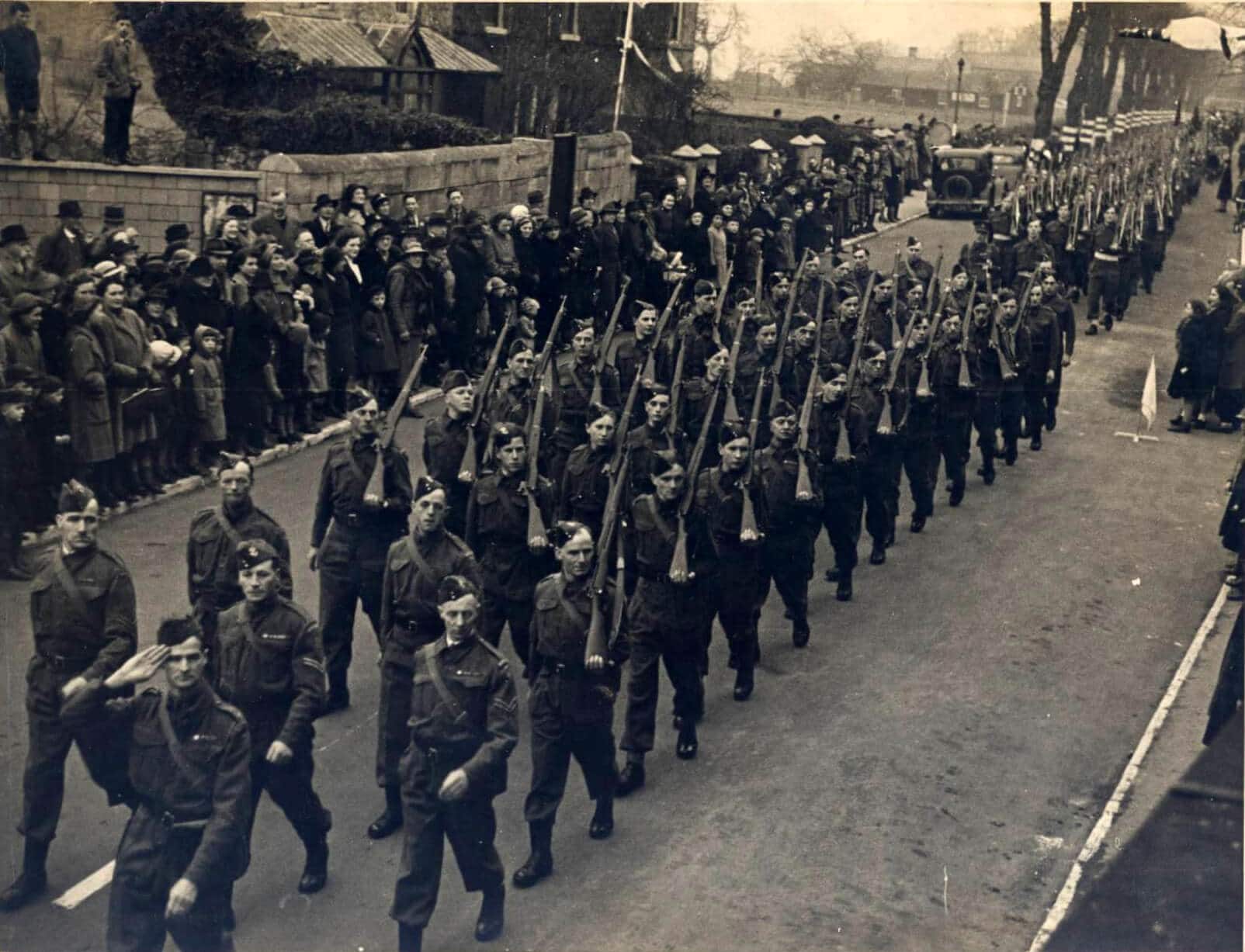 The Home Guard in The Avenue in WWII